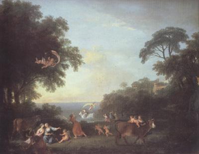 Francesco Zuccarelli Landscape with the Rape of Europa (nn03) Germany oil painting art